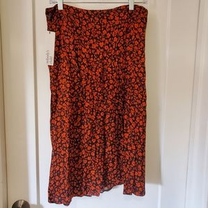 Nobody's Child Floral Midi Skirt 10
